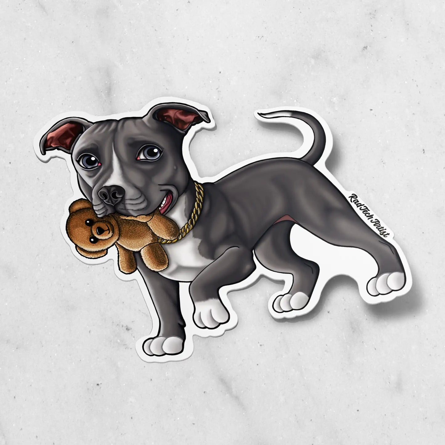 Pit Bull (American) Sticker