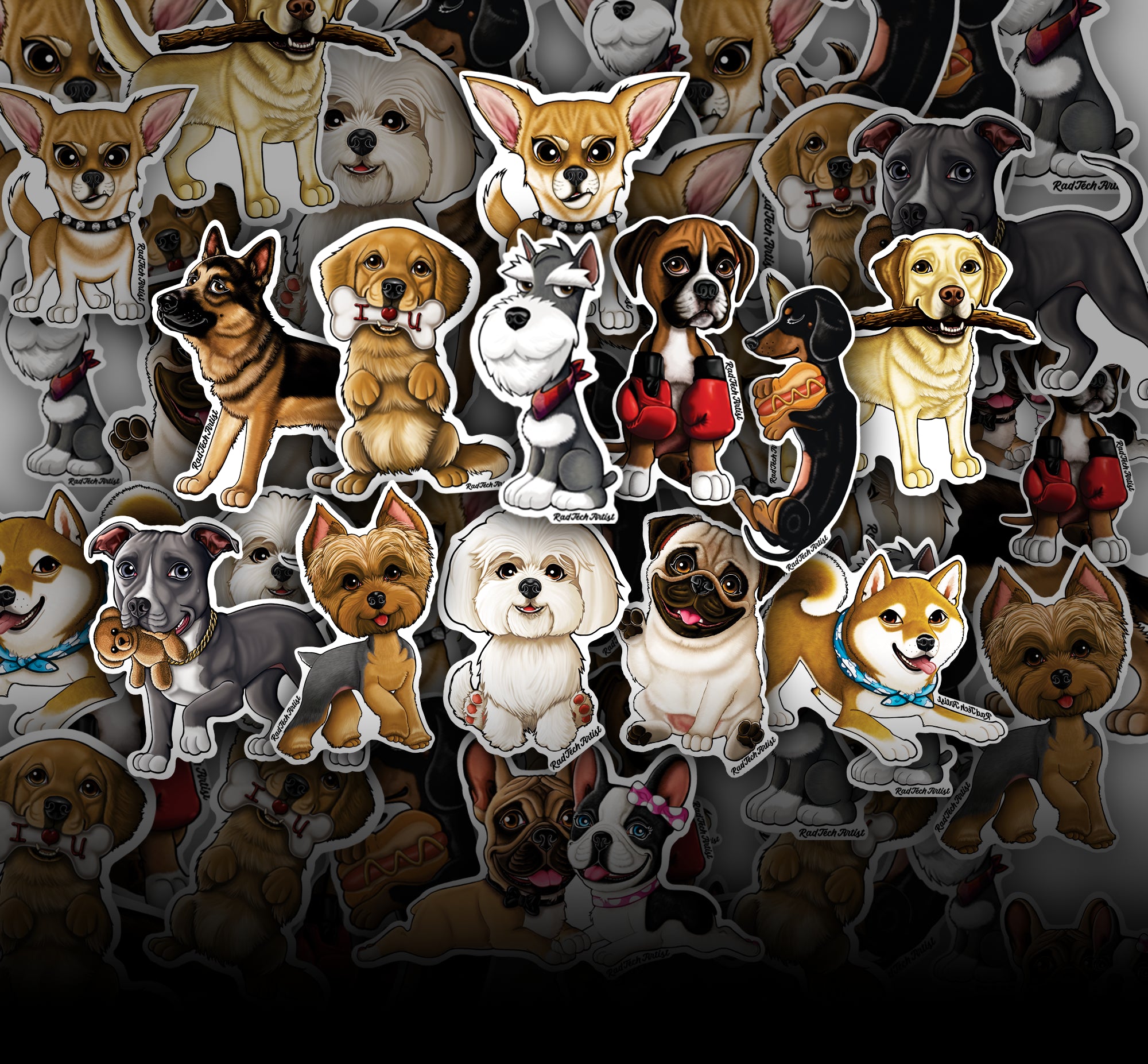 Dog Sticker Collection Thumbnail Image