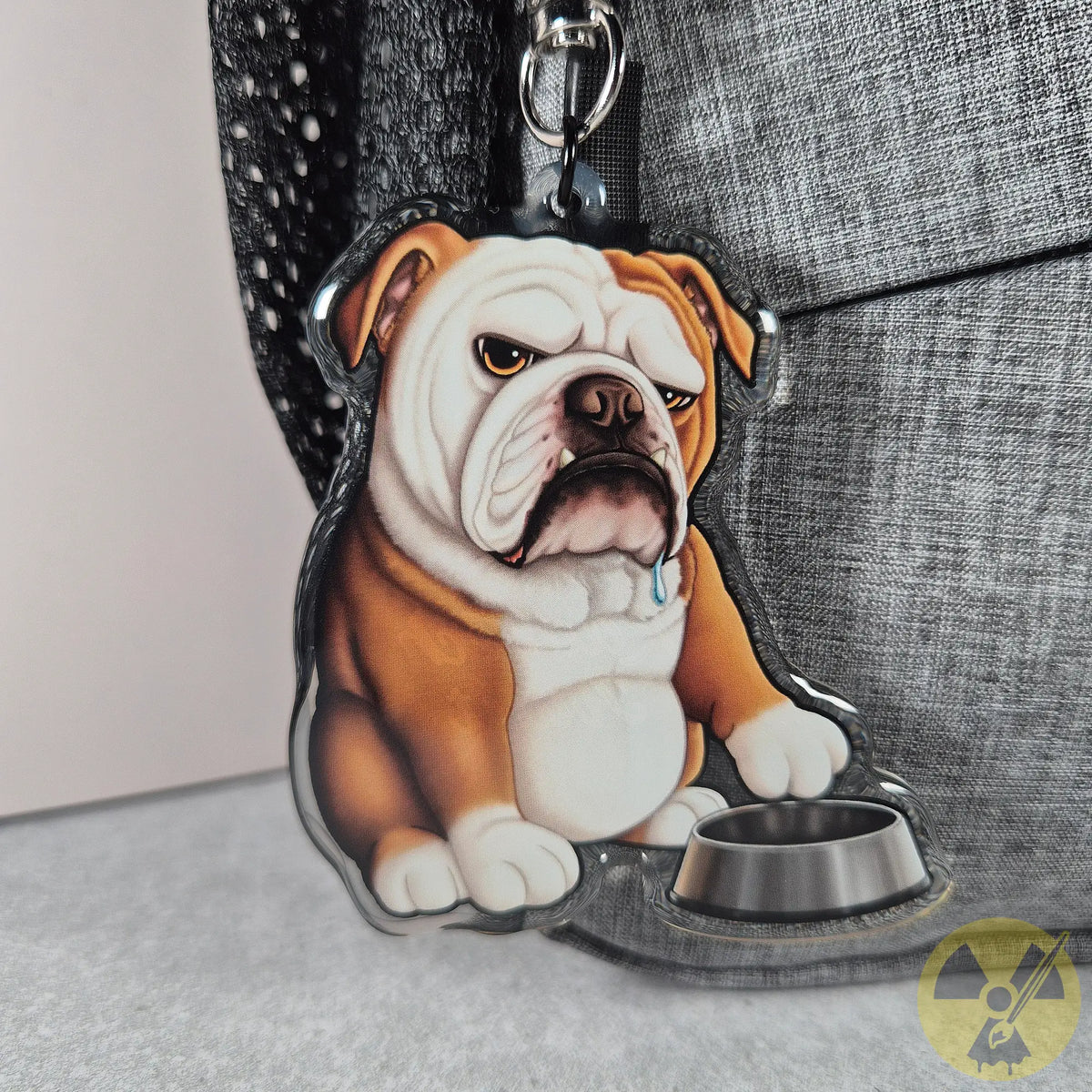 English Bulldog Keychain