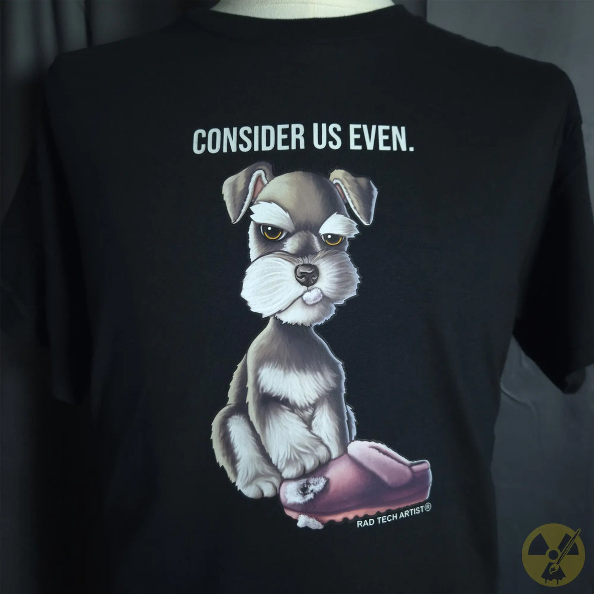 Consider Us Even Schnauzer Puppy T-Shirt