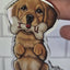 Golden Retriever Keychain