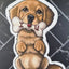 Golden Retriever Sticker